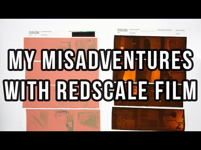 Redscale and Cross Processed Redscale film