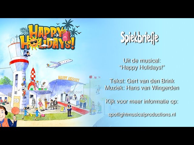 Spiekbriefje - Meezingvideo uit afscheidsmusical ‘Happy Holidays!’