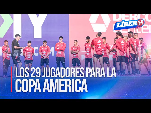 Los 29 jugadores de Perú para la Copa América 2024 | Líbero