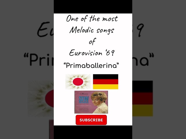 Primaballerina - Germany Eurovision 1969 | #eurovision