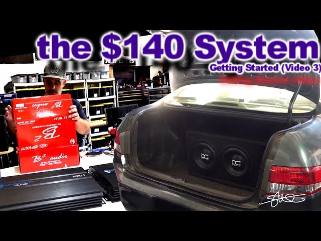 The $140 Sound System (Unboxing Amps & door speakers) 2004 Honda Accord Getting Started Video 3