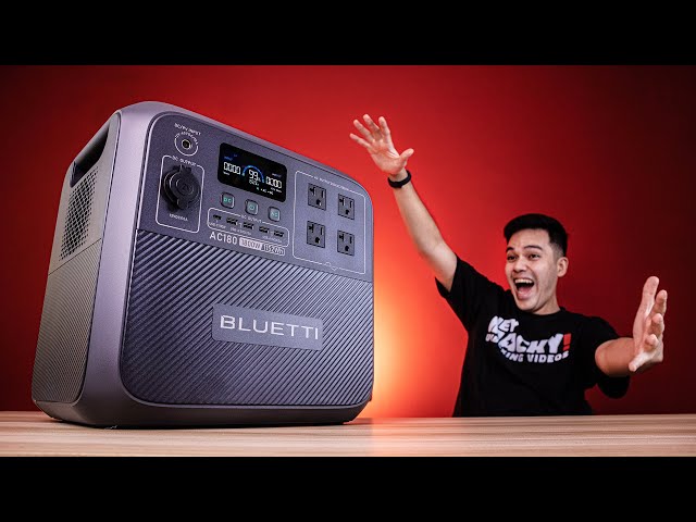 ⚡BROWNOUT? PANG CAMPING? NO PROBLEM! BLUETTI AC180 1800W Portable Power Station Unboxing! #LiFePO4
