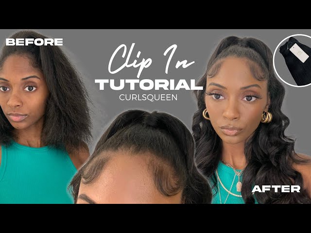 HOW TO: INSTALLING CLIP IN EXTENSIONS LIKE A PRO | CURLSQUEEN #hairstyles  #hairtutorial #hairinspo