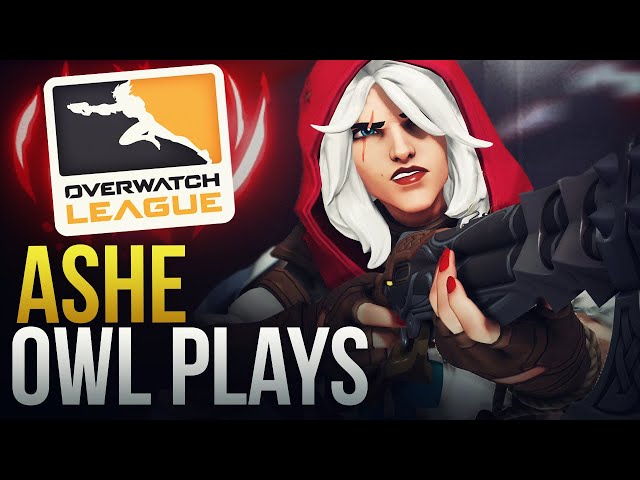 BEST ASHE PRO PLAYS - OVERWATCH MONTAGE