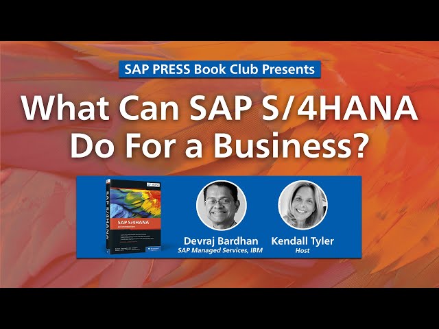 SAP S/4HANA Q&A with Author Devraj Bardhan