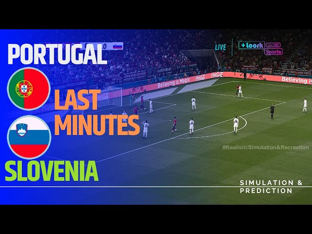 🔴 Portugal vs Slovenia LIVE 🏆 | ⚽ LIVE match today video game simulation and recreation