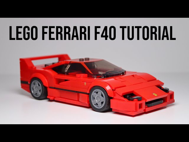 LEGO Ferrari F40 Moc Build Tutorial