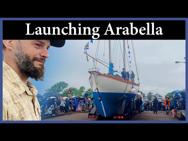 Launching His First Boat After 7 Years of Hard Work - Ep. 271 - Journey of a Wooden Boat