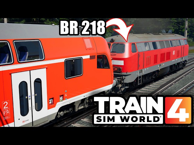 ABSCHLEPPEN mit BR 218 | Train Sim World 4