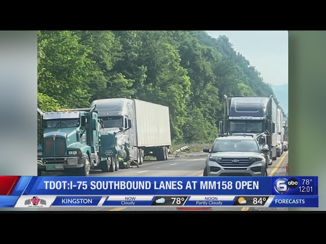 I-75 southbound lanes reopen after crash