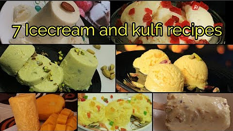 Ice cream recipes | kulfi recipes