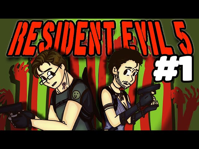 Two friends playing an old game - Resident Evil 5 #1