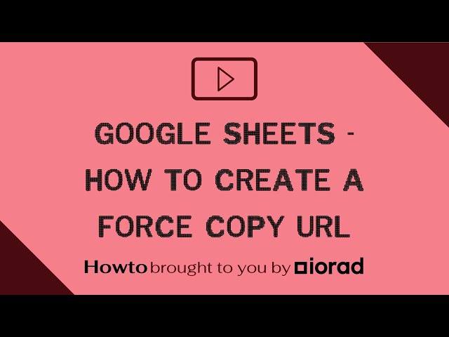 Google Sheets - How to create a force copy URL