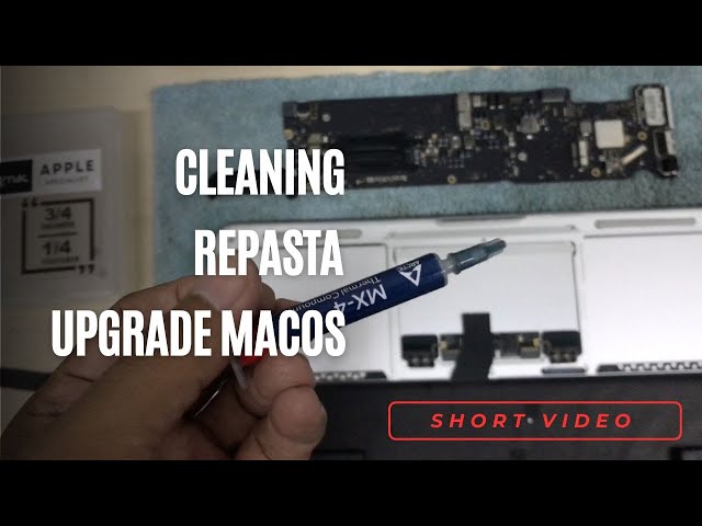 Cleaning, repasta, upgrade macos || Short Video