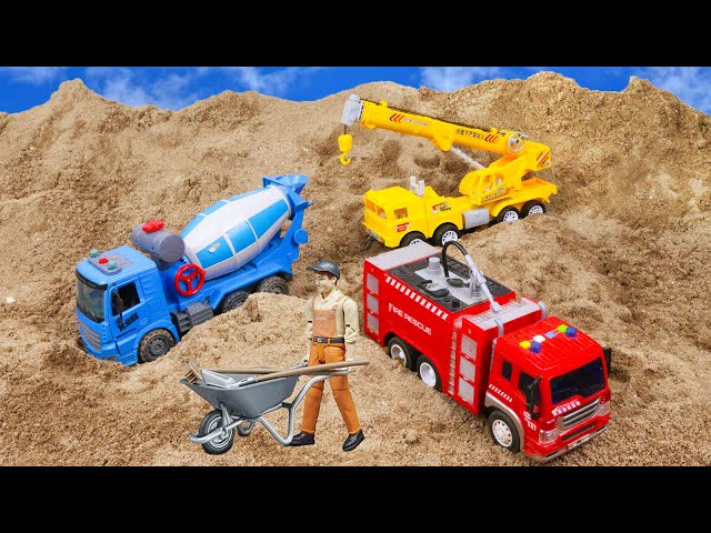 RC Excavator Digging / Dump Trucks / Best Construction Site Vehicles working together | Alpha Trucks