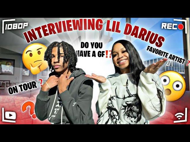 10 questions in 10 mins with lil Darius 😱😁interview