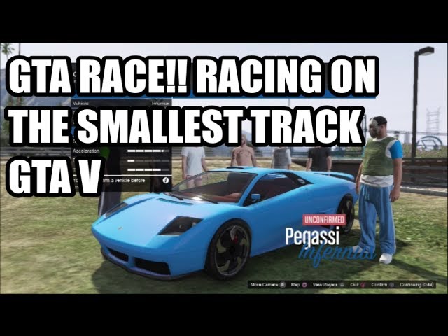 GTA RACE ON SMALLEST RACE TRACK! GTA 5 Multiplayer