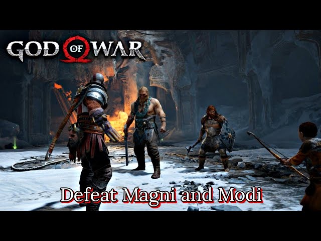 GOD OF WAR - "Defeat Magni and Modi" Gameplay Part 10