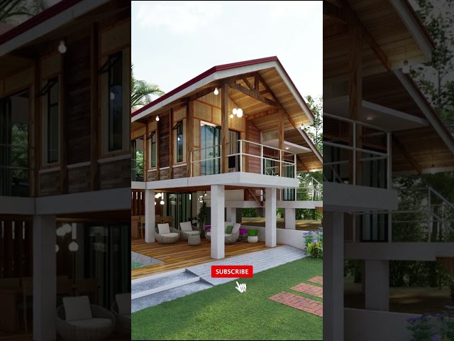 Modern native house design / Rest house #metdesign #nativehouse #amakanhouse #shorts
