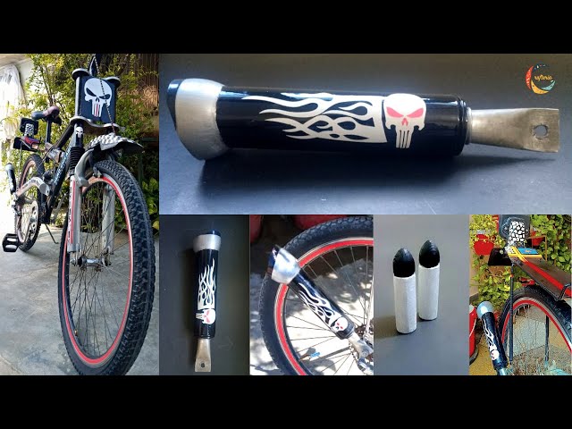How to make a bicycle silencer at home || bicycle modification and decoration.