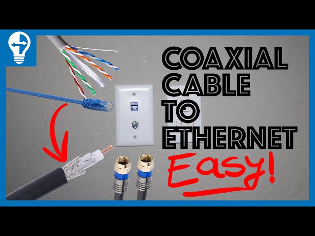Easily Convert A Coaxial Cable Into Ethernet , FAST SPEED 🚀
