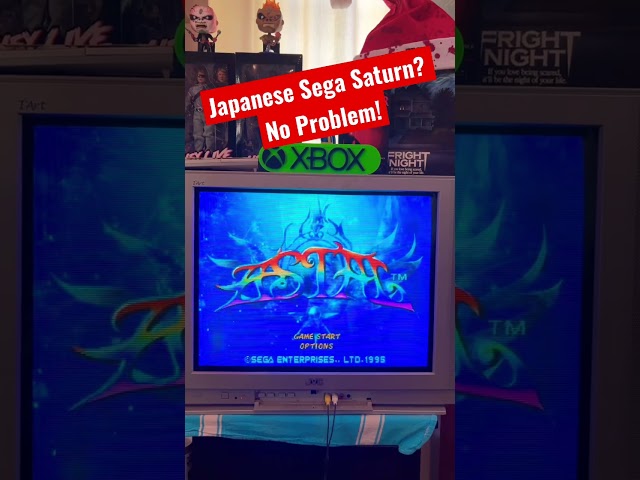 How To Play US Sega Saturn Games On A Japanese Console #shorts
