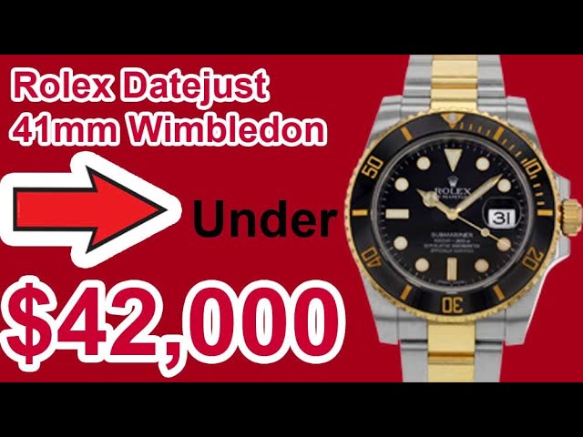 Rolex datejust 41 wimbledon rose gold Under $42,000 in 2022 review ❤️ Tech tutorials