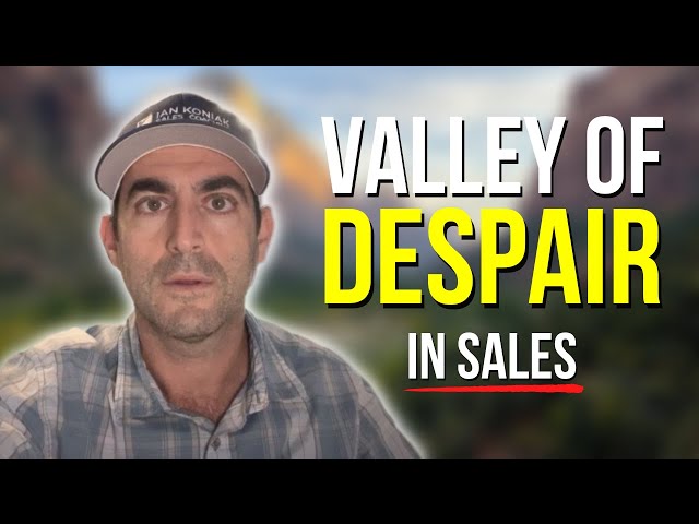 The Valley of Despair in Sales