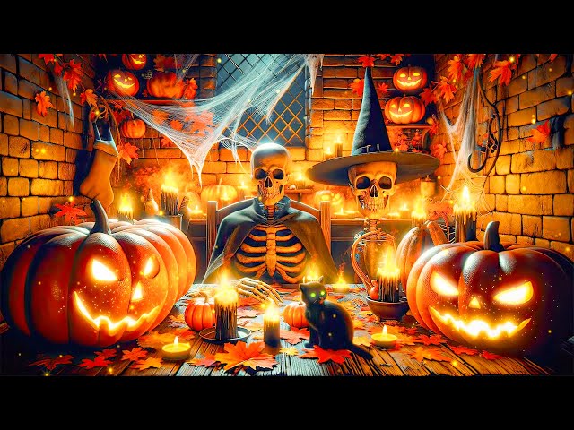Spooky Scary Skeletons 🎃 Best Halloween Music 2024, Scary Music 👻 Haunted House Ambience