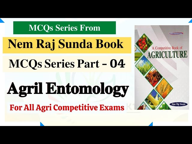 MCQs Series From Nem Raj Sunda Book || Part - 04 | Agril Entomology | For All Agri Competitive Exams