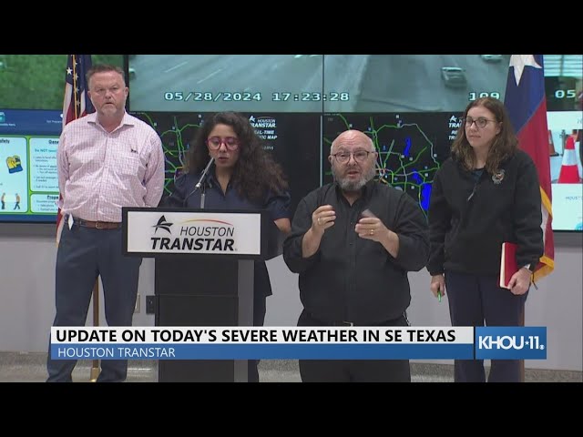 Houston May 28 storms: Harris Co. Judge Lina Hidalgo gives update