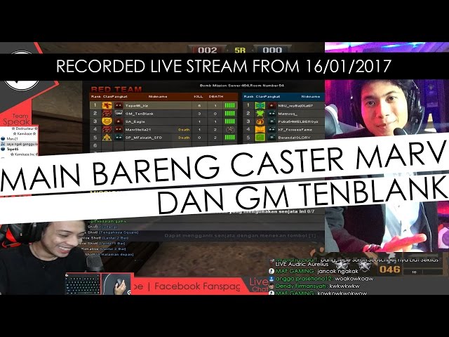 Mabar Bareng Marv dan GM TenBlank [Tepe Gaming Live] 16/01/2017