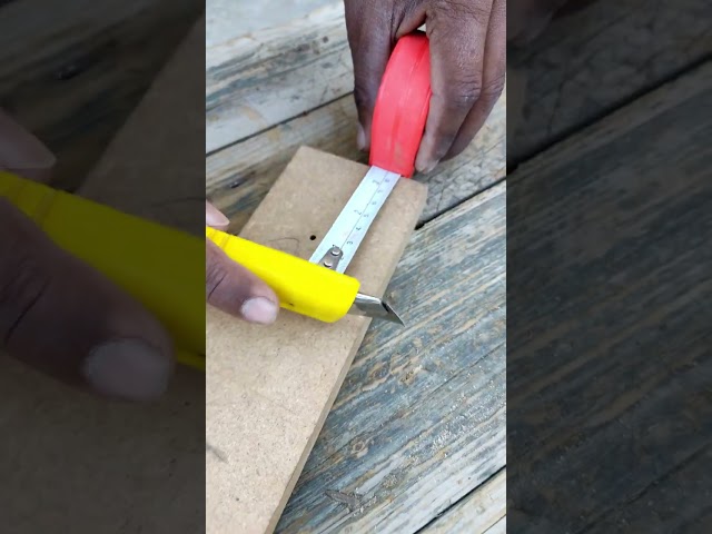woodworking skill that you must learn | wood art and crafts | genius woodworking tricks #shorts