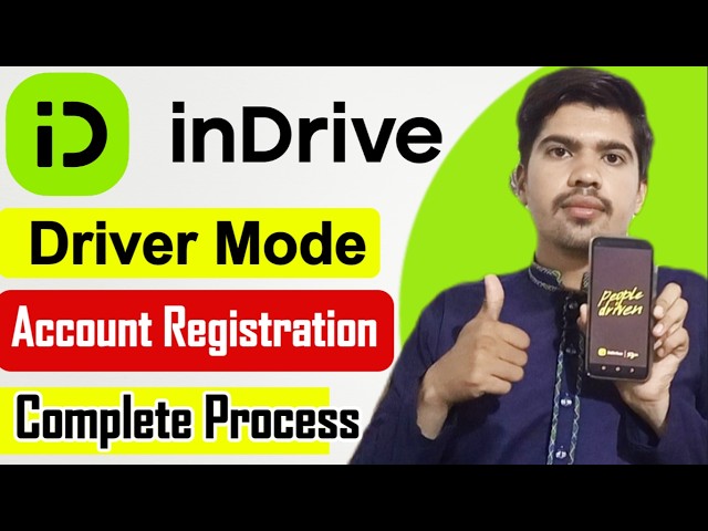 inDrive Driver Account Registration - inDrive Driver Mode  @indrive.official  Complete Detail