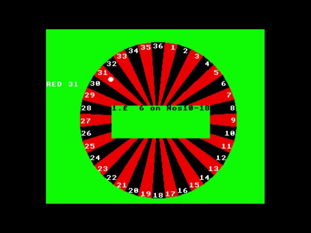 Roulette for the BBC Micro