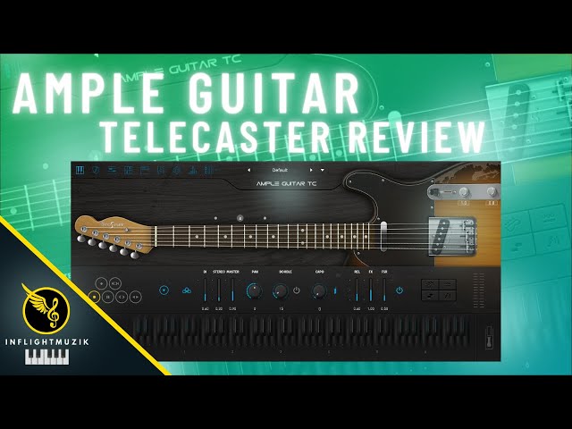 How to Emo Guitar Tones w/ Ample Guitar Telecaster + Tips How To Play Guitar VST Plugins on Keyboard
