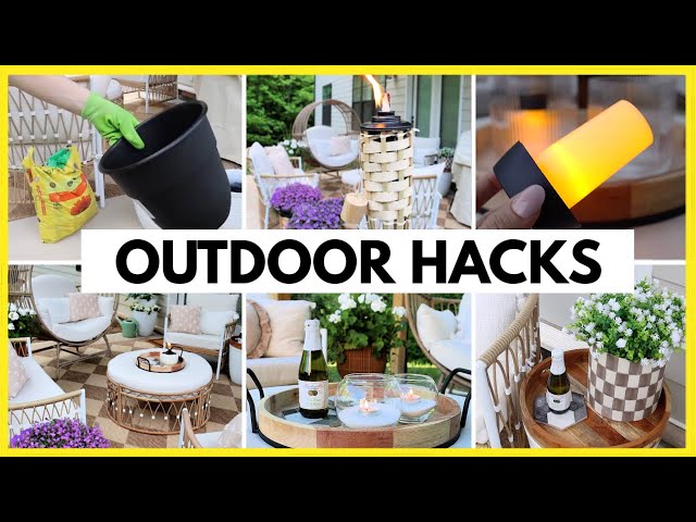 10 Amazing Outdoor Hacks to Upgrade Your Space in Minutes!
