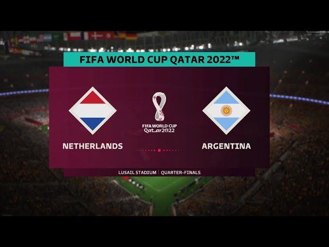FIFA 23 | Netherlands vs Argentina | FIFA World Cup 2022 Quarter-finals | PS5 GamePlay | 4K [60fps]