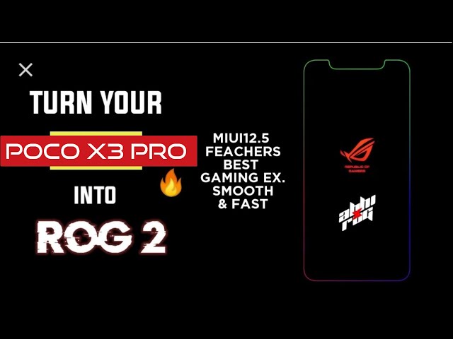 Gaming custom rom for Poco X3 pro/detail vadio are coming