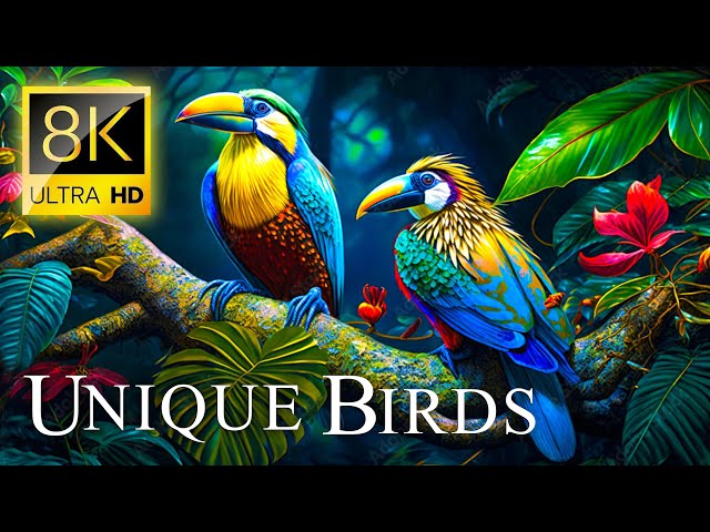 Captivating Ultra HD 8K HDR Video of Unique Birds in Their Natural Splendor