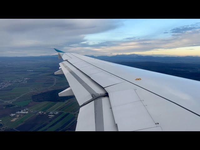 4K | Eurowings A319 CFM beautiful morning Landing Vienna | VIE