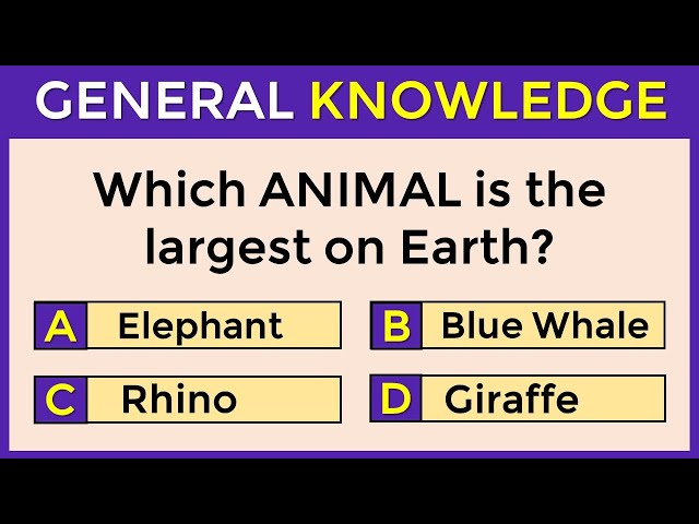 How Good Is Your General Knowledge? Take This 30-question Quiz To Find Out! #challenge 46