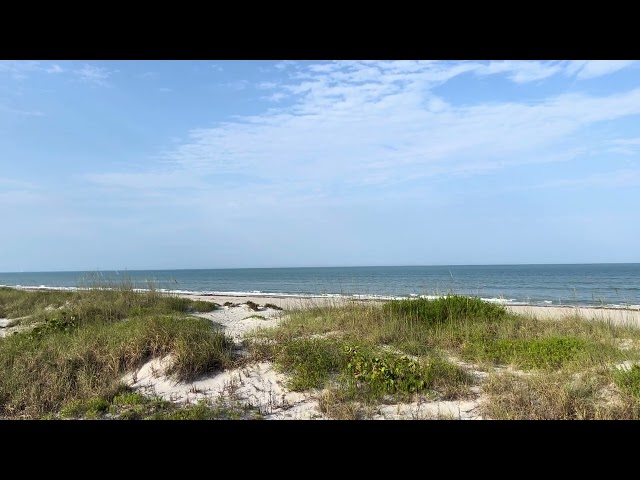 One Minute at the Beach Cocoa Beach Florida in 4K
