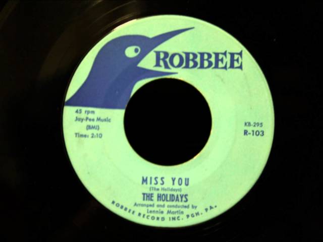 Holidays - Miss You - Beautiful Pittsburgh Doo Wop Ballad