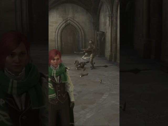 Don't Piss Off Suit Of Armor In Hogwarts Legacy OR ELSE #shorts