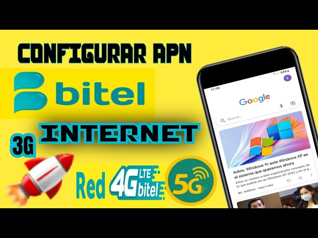 Configurar APN INTERNET 4G 5G BITEL en Perú 2023