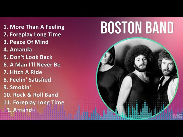 Boston Band 2024 MIX Best Songs - More Than A Feeling, Foreplay Long Time, Peace Of Mind, Amanda