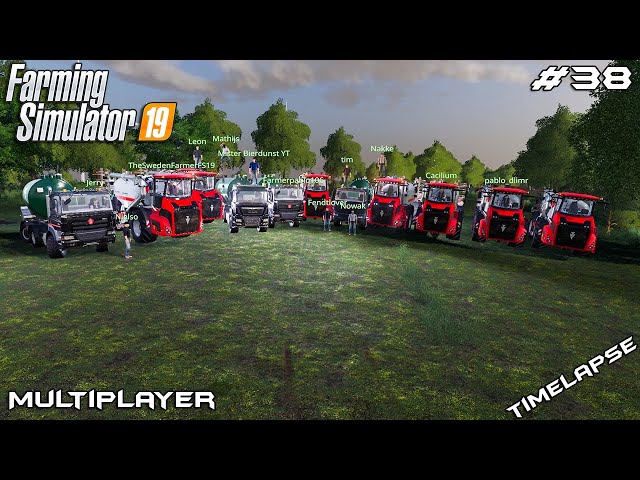 Spreading slurry with 10 HOLMER's | Pellworm 2k19 | Multiplayer Farming Simulator 19 | Episode 38