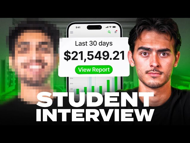 Student Interview: Ecom to $20k/month in high ticket sales