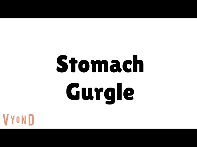 Stomach Gurgle Sound Effect